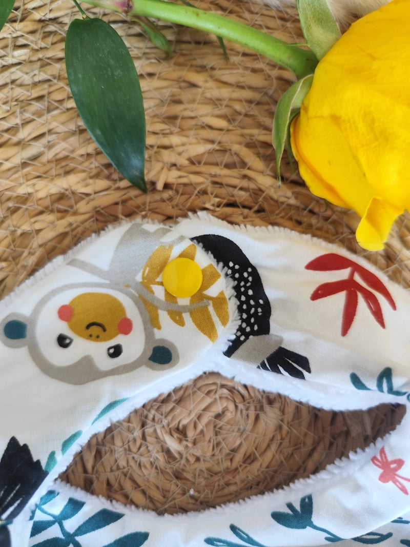 Bavoir bandana "Jungle"