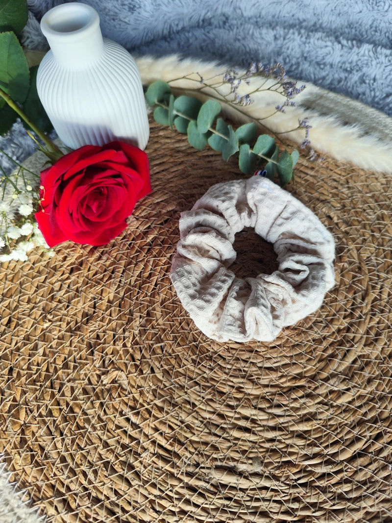 Chouchou "Nid d'abeille Beige"