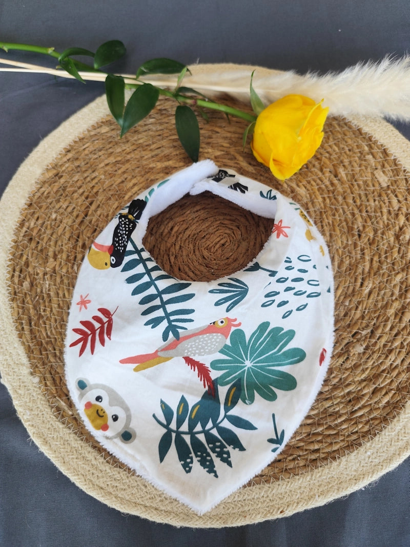 Bavoir bandana "Jungle"