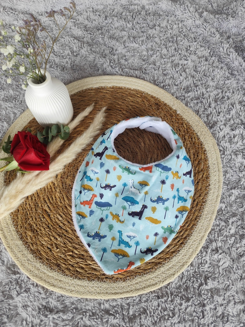 Bavoir bandana "Dino"