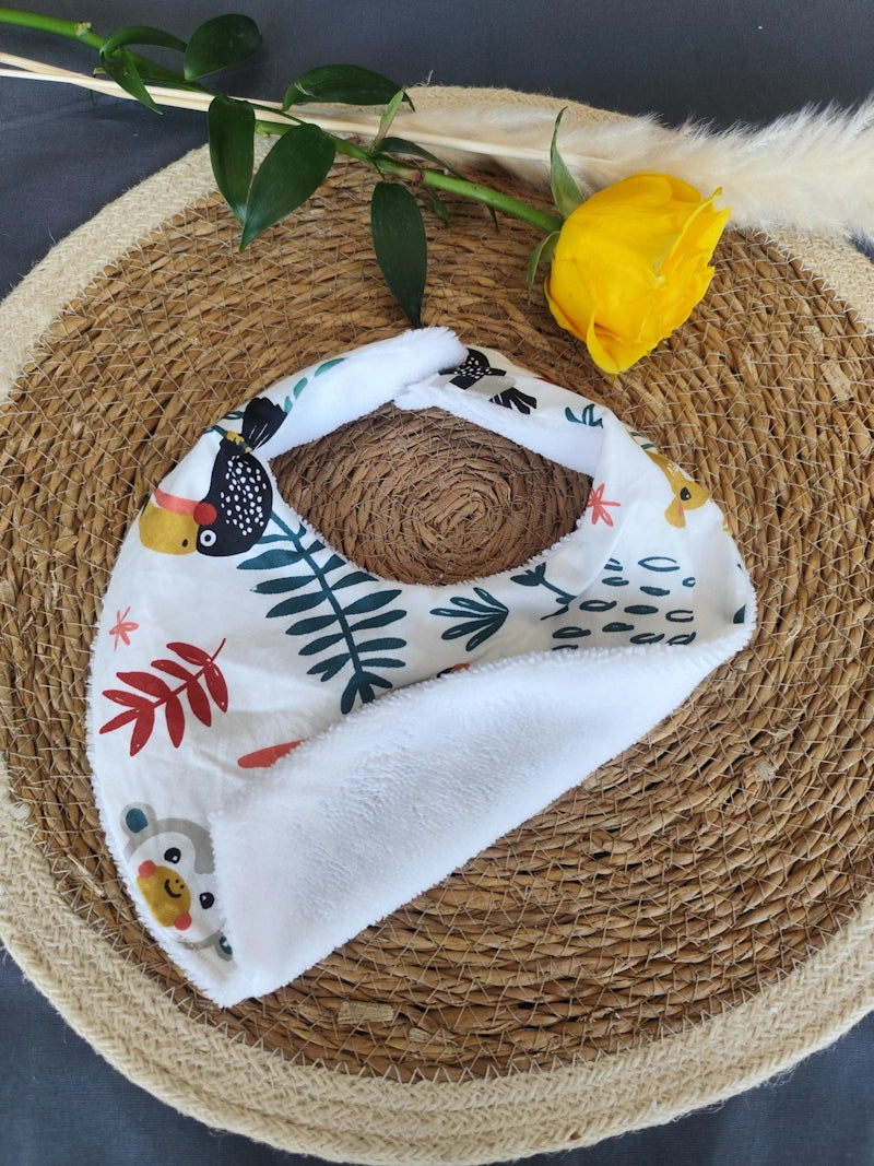Bavoir bandana "Jungle"