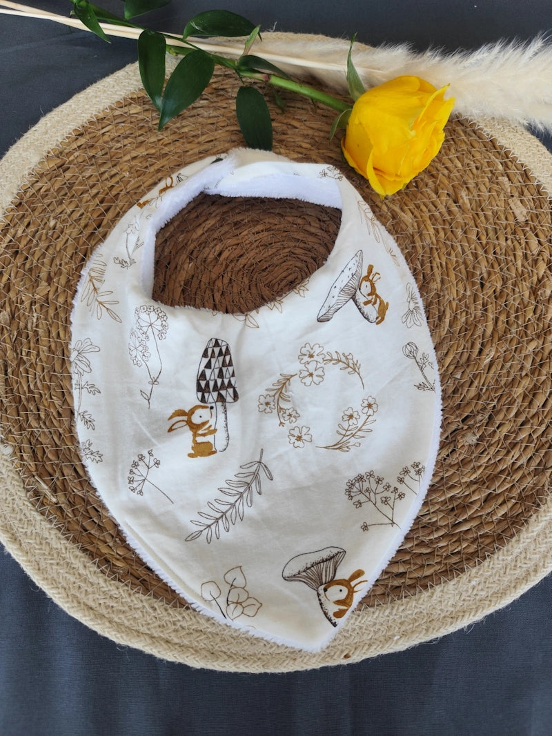 Bavoir bandana "Lapin"