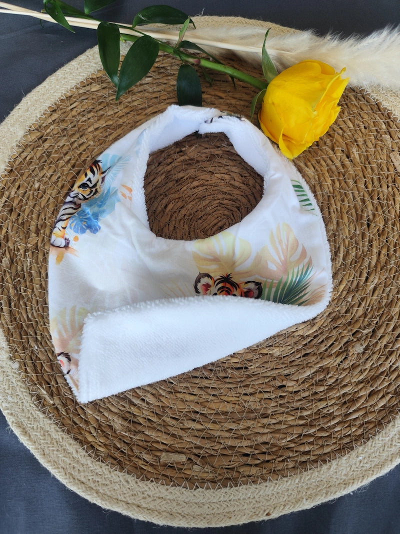 Bavoir bandana "Tigre"