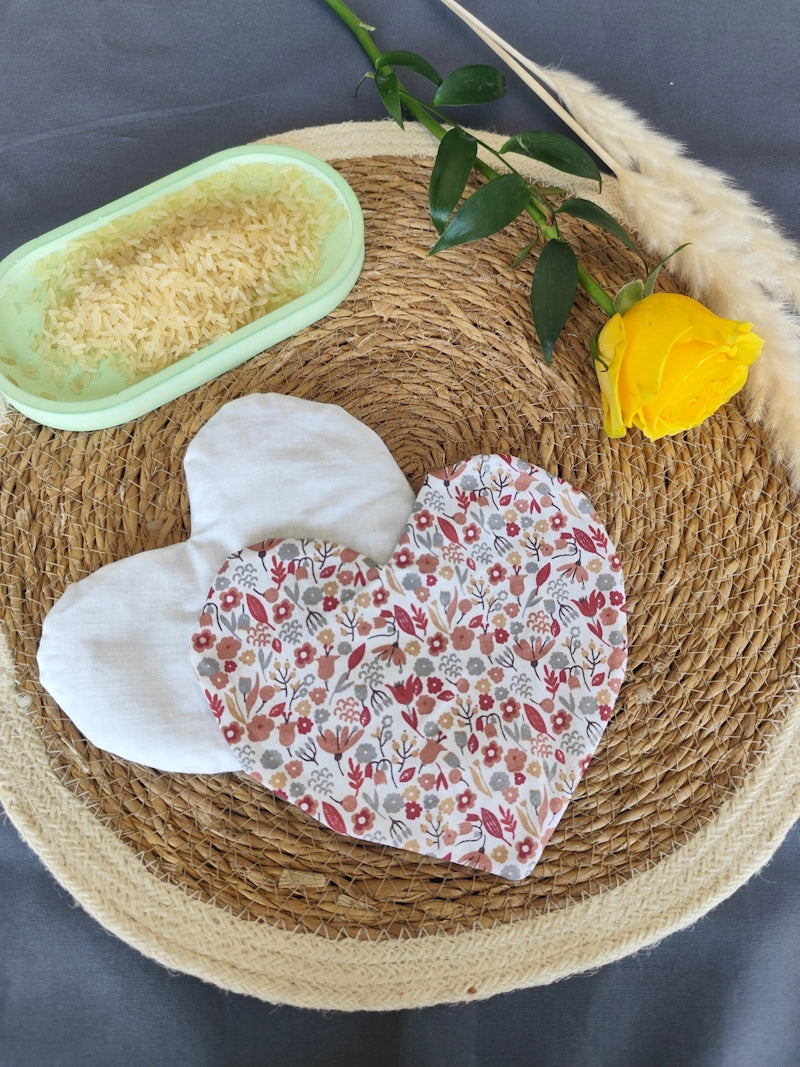 Bouillotte sèche "Fleurs Roses"