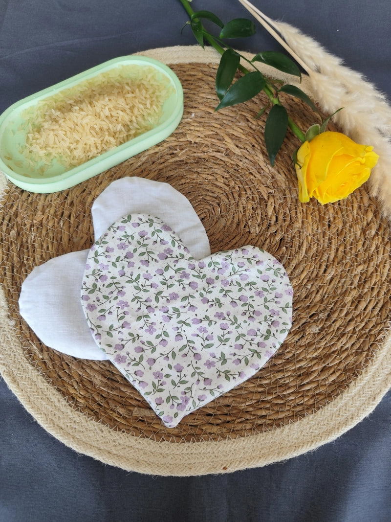 Bouillotte sèche "Fleurs Violettes"