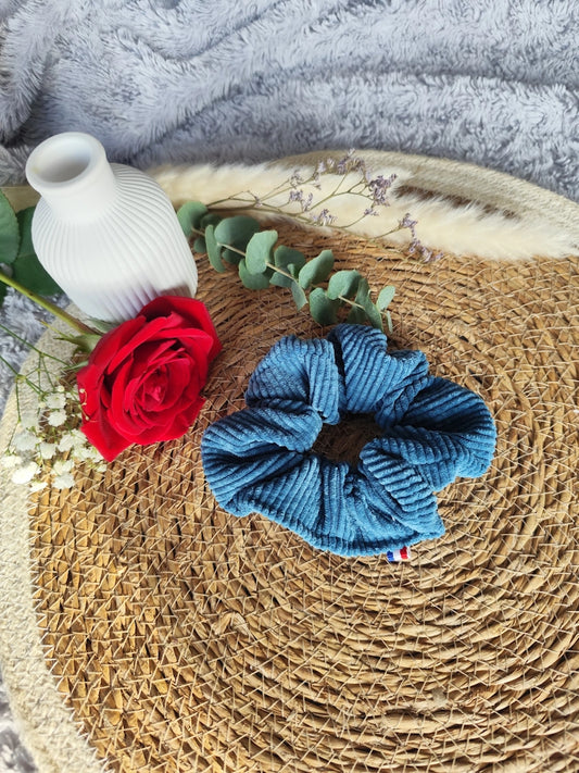 Chouchou "Velours Bleu"