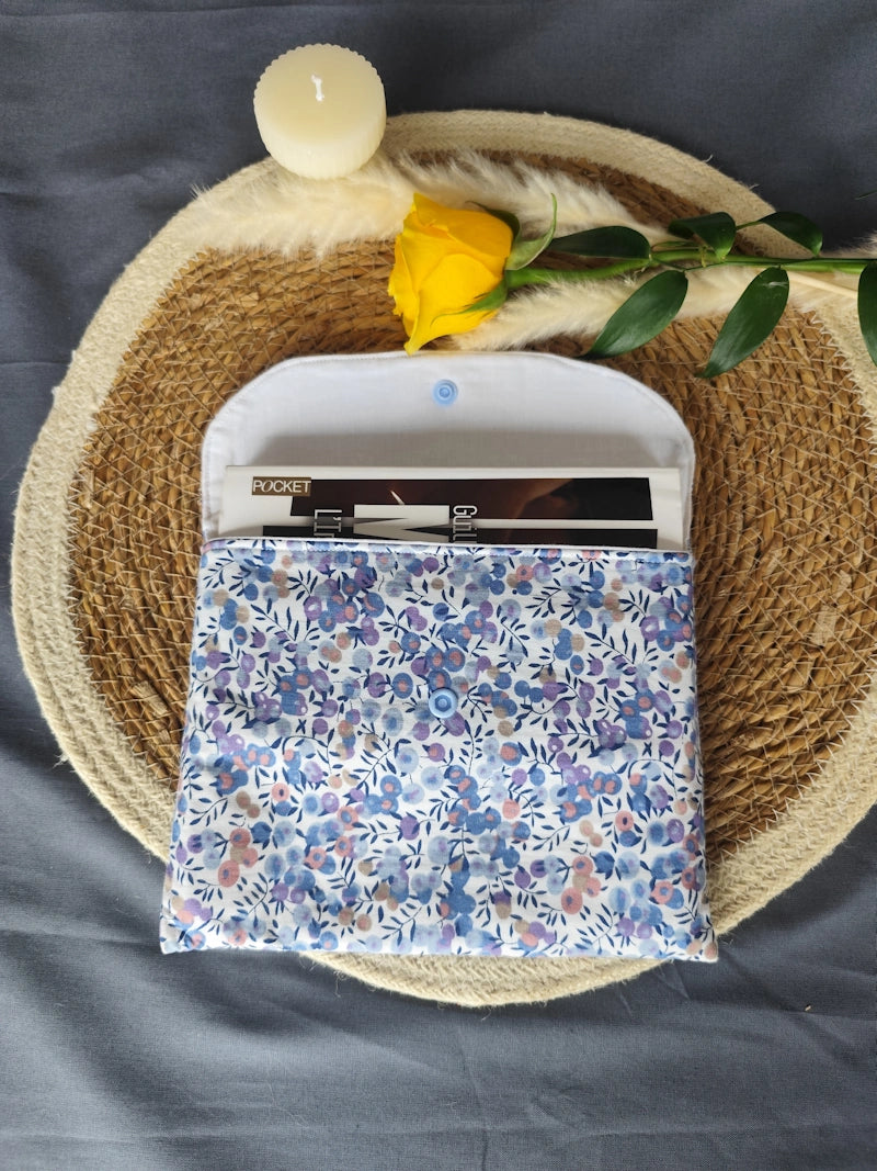 Housse de livre poche "Myrtille"