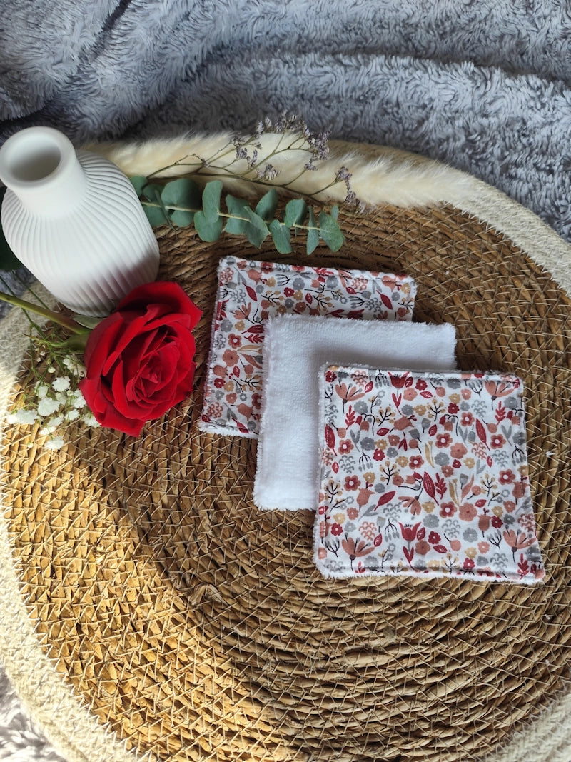 Lingette "Fleurs Roses"
