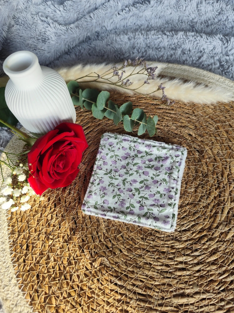 Lingette "Fleurs Violettes"