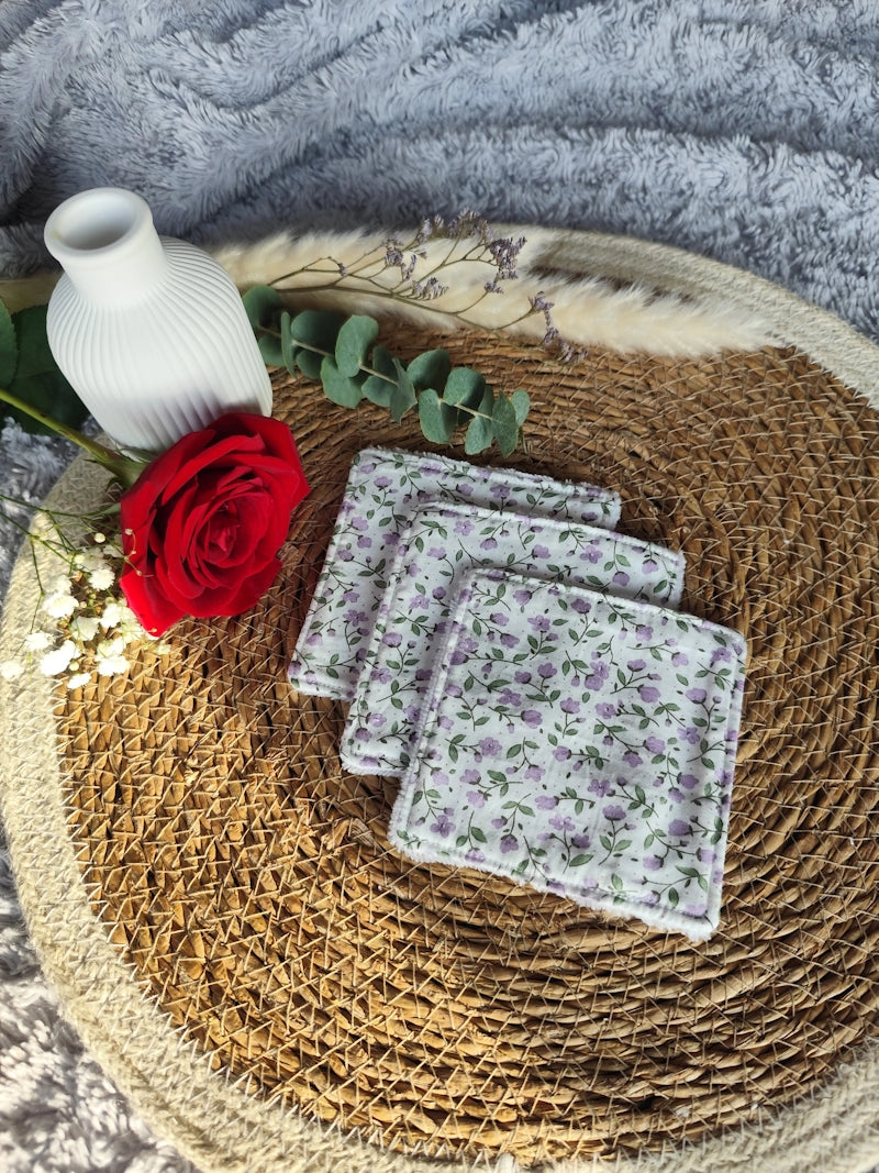 Lingette "Fleurs Violettes"