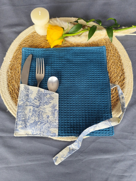 Range couvert "Toile de Jouy"