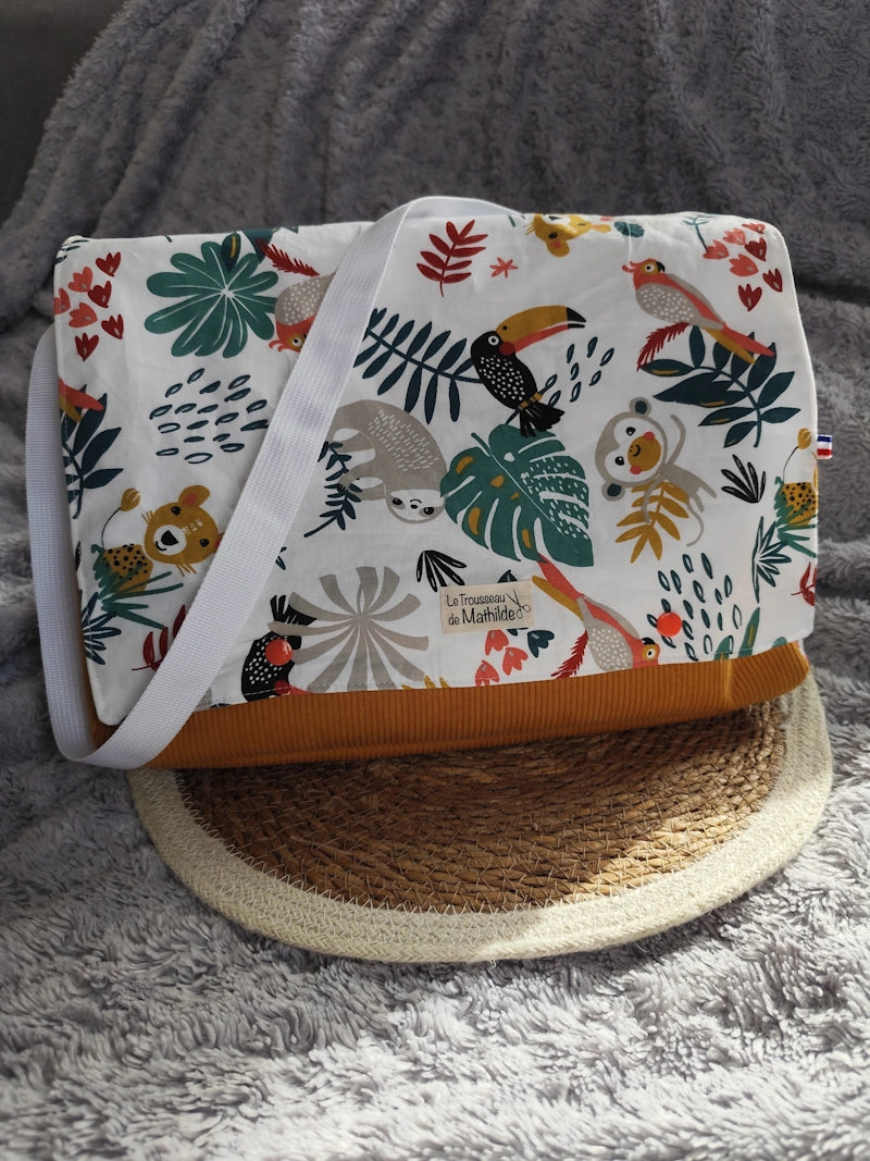Sac besace "Jungle"