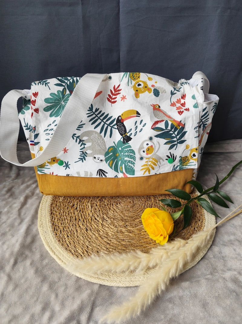Sac besace "Jungle"